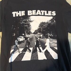 The Beatles Black Cotton Tee